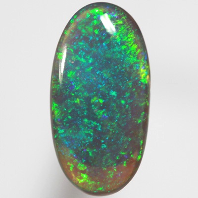 SOLID  BLACK OPAL Bright Pinfire pattern, sparkling bright green